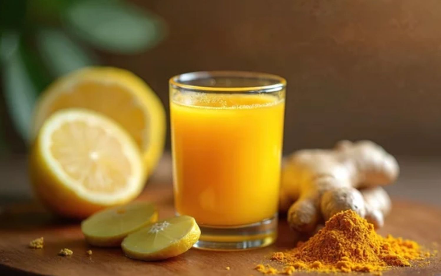 Turmeric Orange Lemon Juice Shot