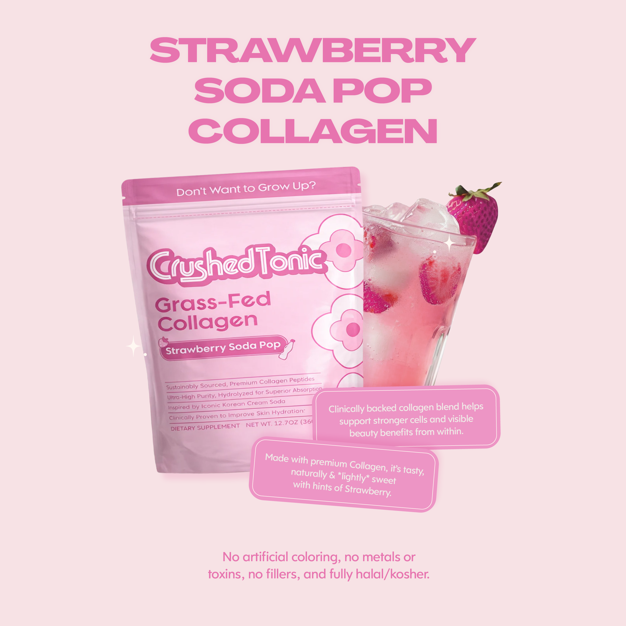 Strawberry Soda Pop Collagen
