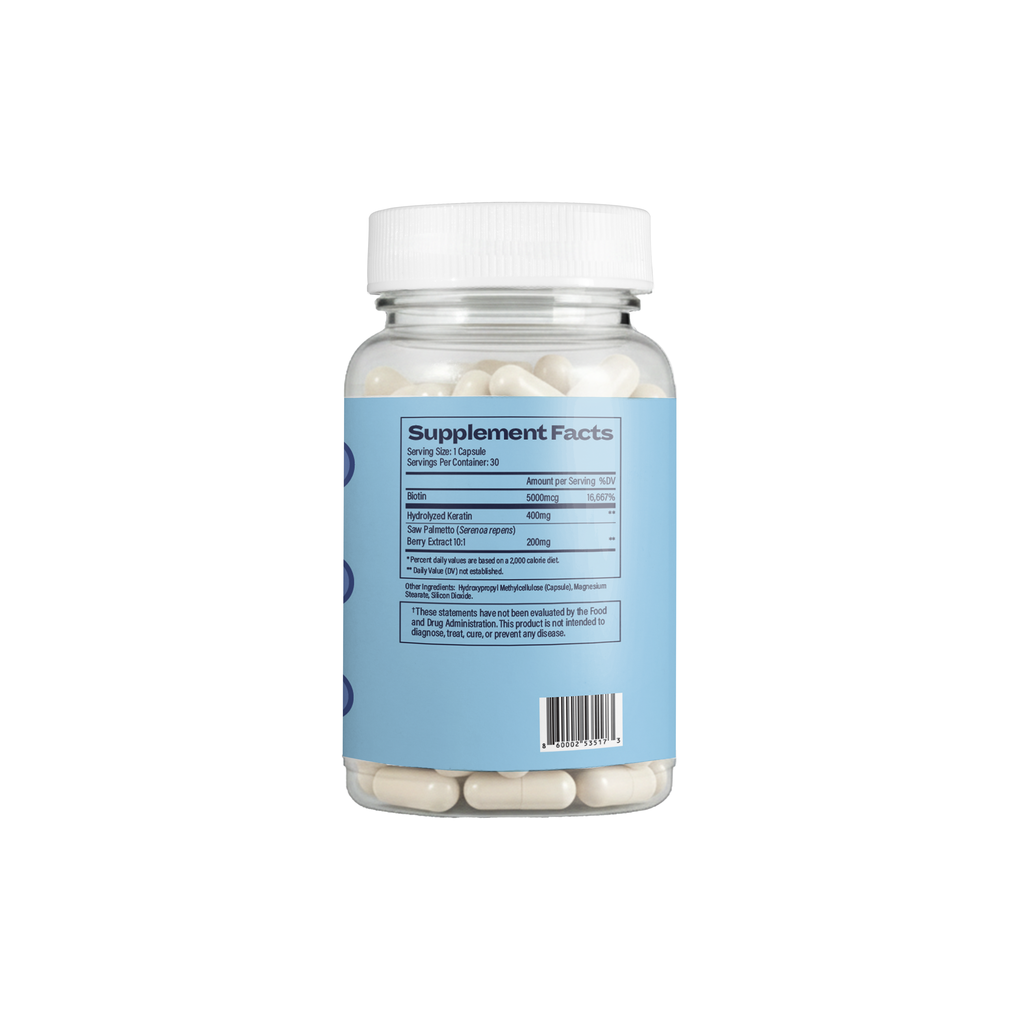 Keratin Hair Growth Booster Capsules