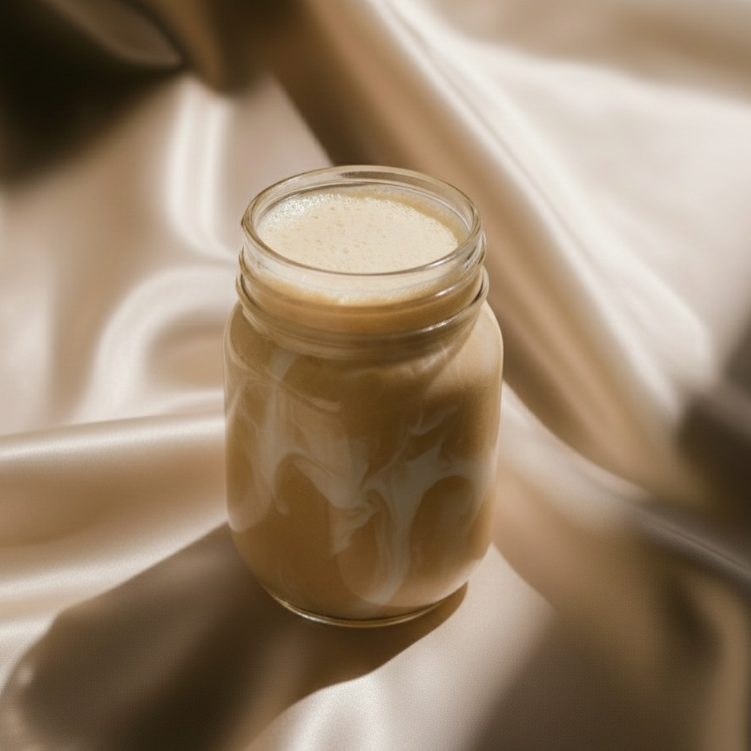 Lucuma Collagen Iced Milk Tea (Yakult-Inspired)