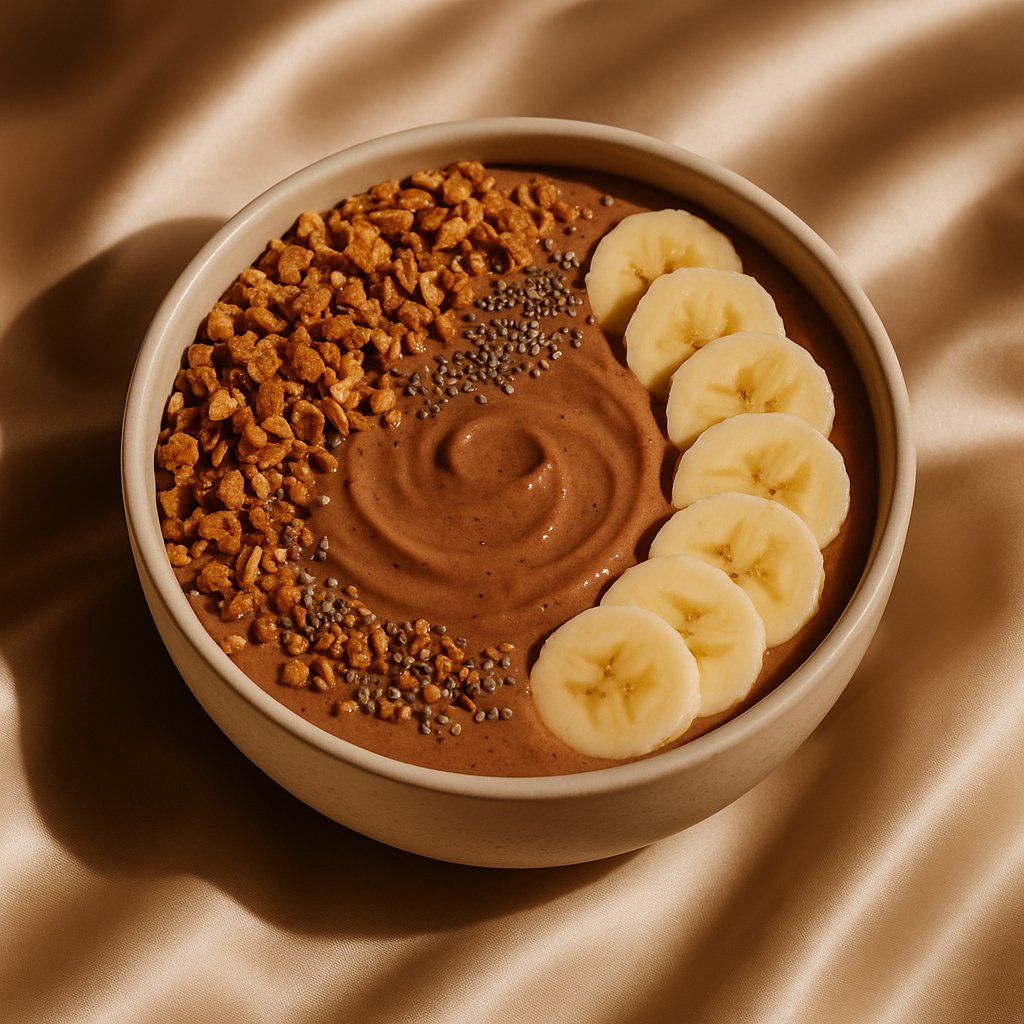 Chocolate Milk Smoothie Bowl