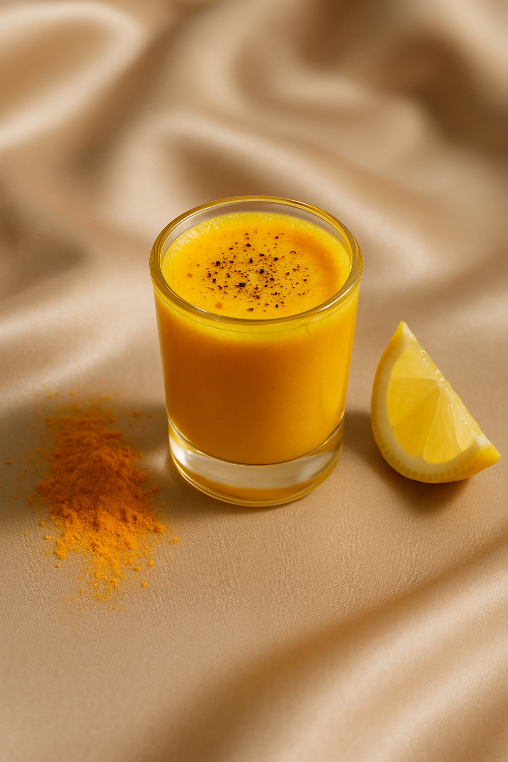Turmeric Orange Lemon Juice Shot