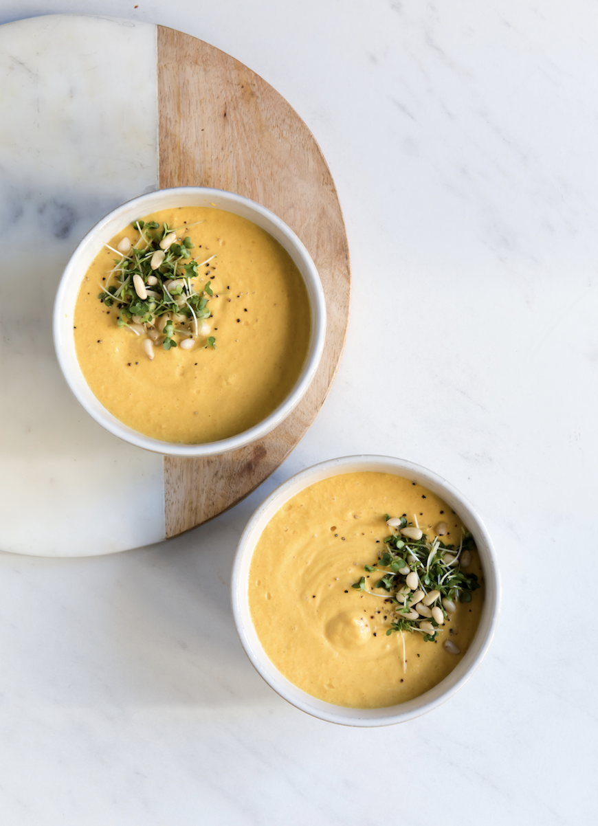 Coconut Milk Butternut Squash Soup with Original Crush