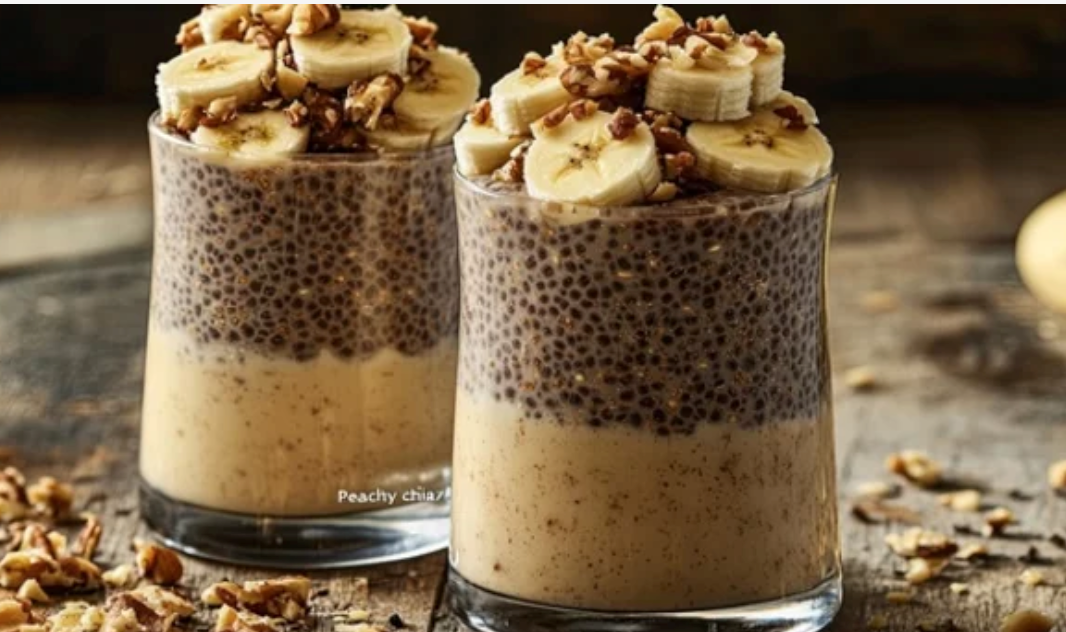 Banana Milk Overnight Chia Pudding