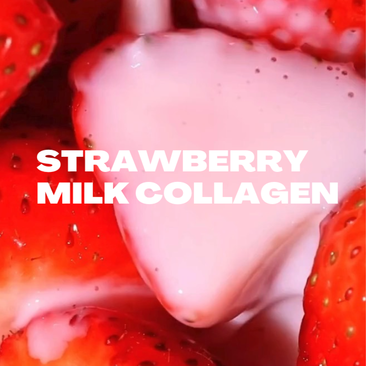 Strawberry Milk Collagen Sample