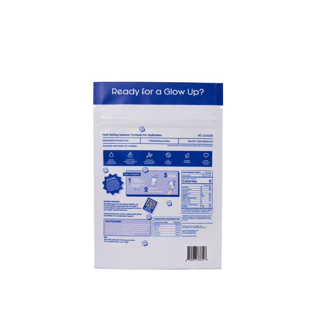 Vitamin C Hydration Electrolytes – Grapefruit Glow | Vegan