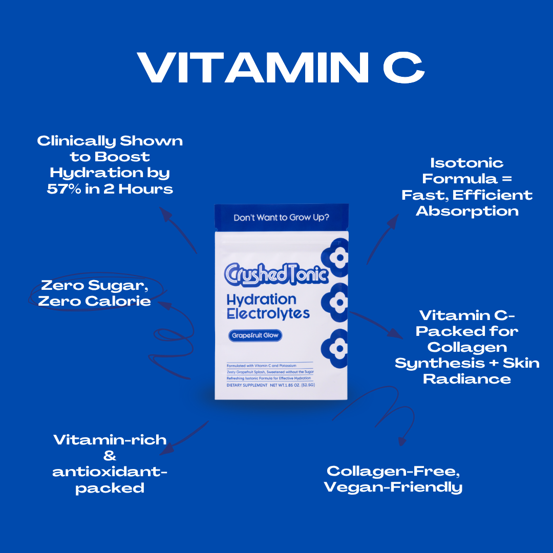 Vitamin C Hydration Electrolytes – Grapefruit Glow | Vegan