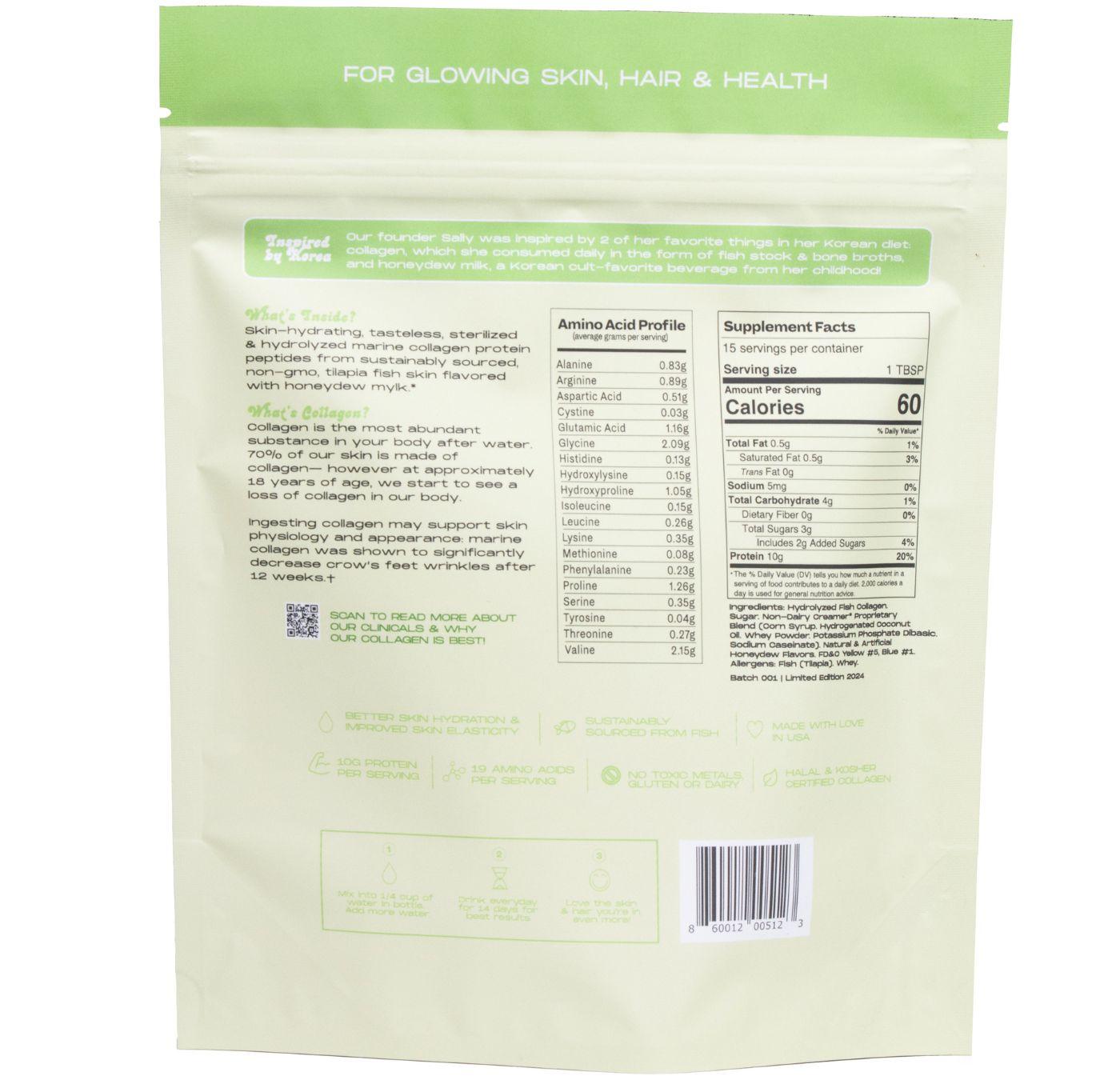 Honeydew Milk Marine Collagen | Limited Edition