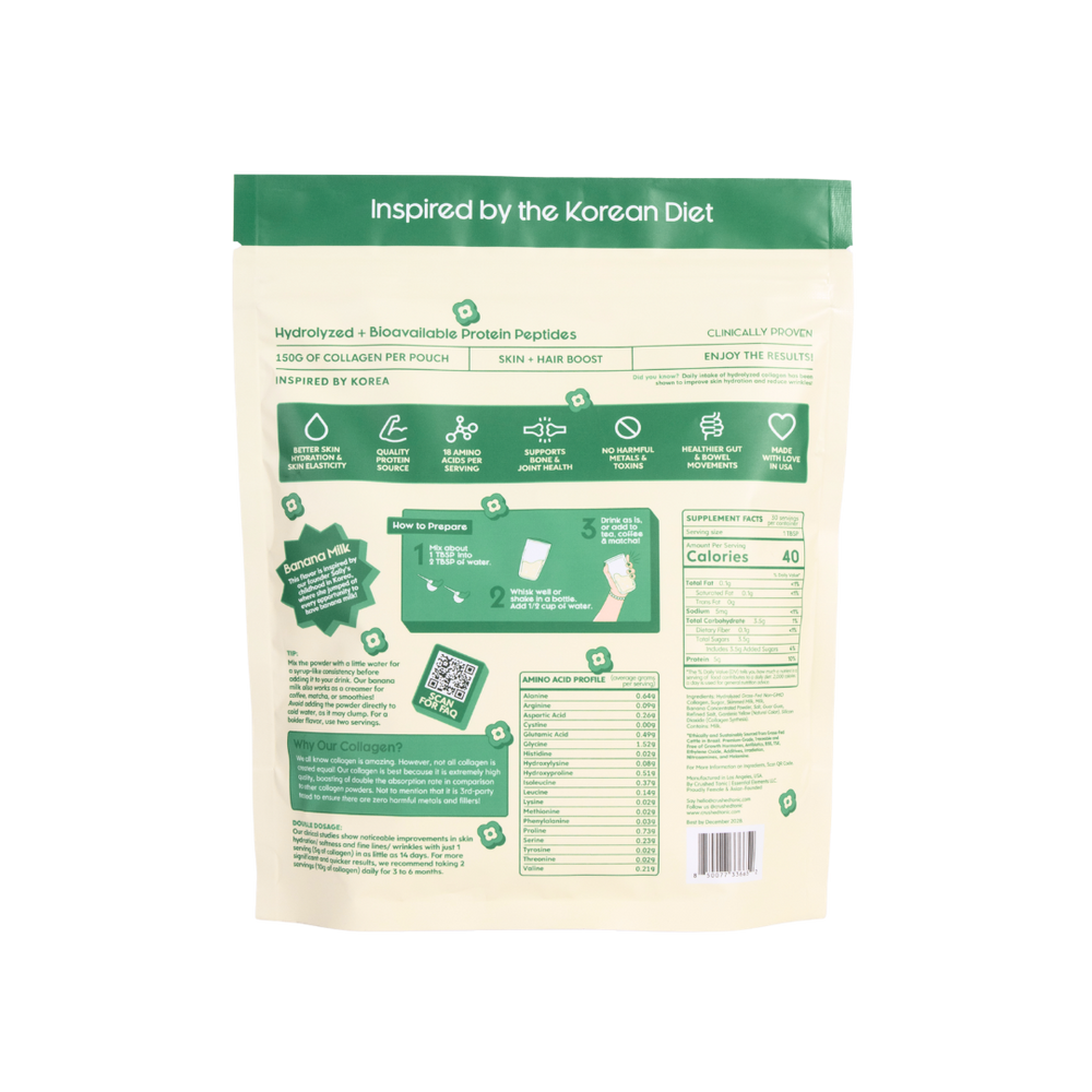 Banana Milk Coffee Collagen · Sugar-Free