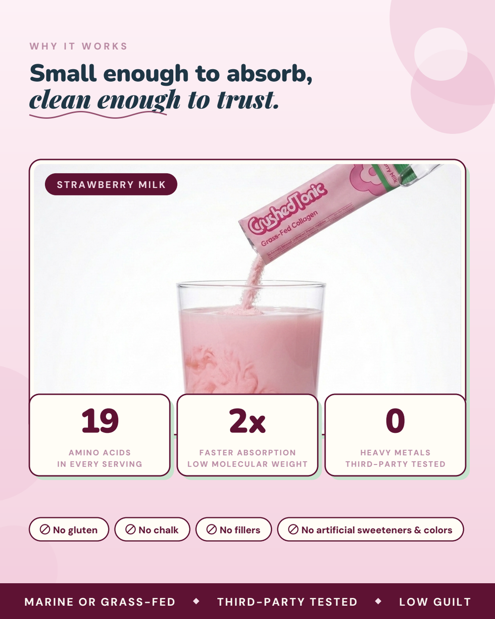 Strawberry Milk Collagen