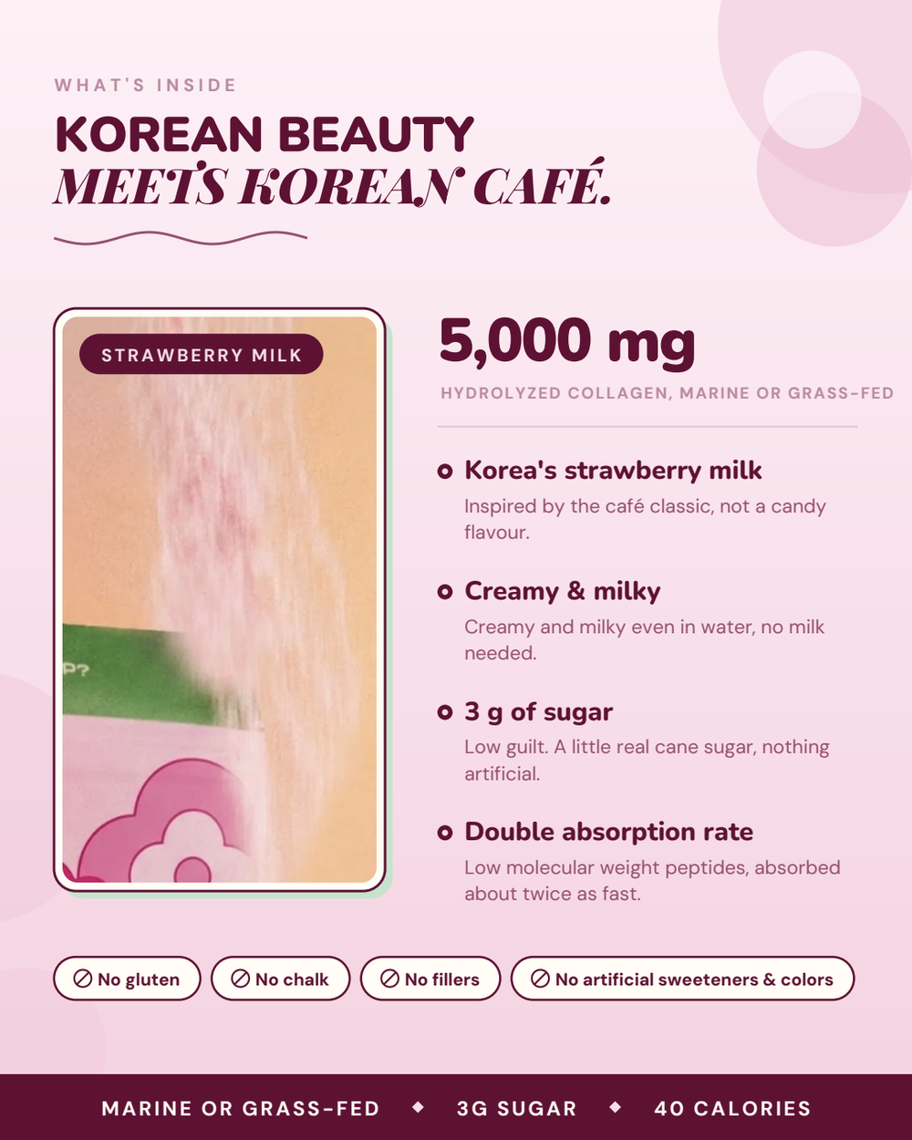 Strawberry Milk Collagen