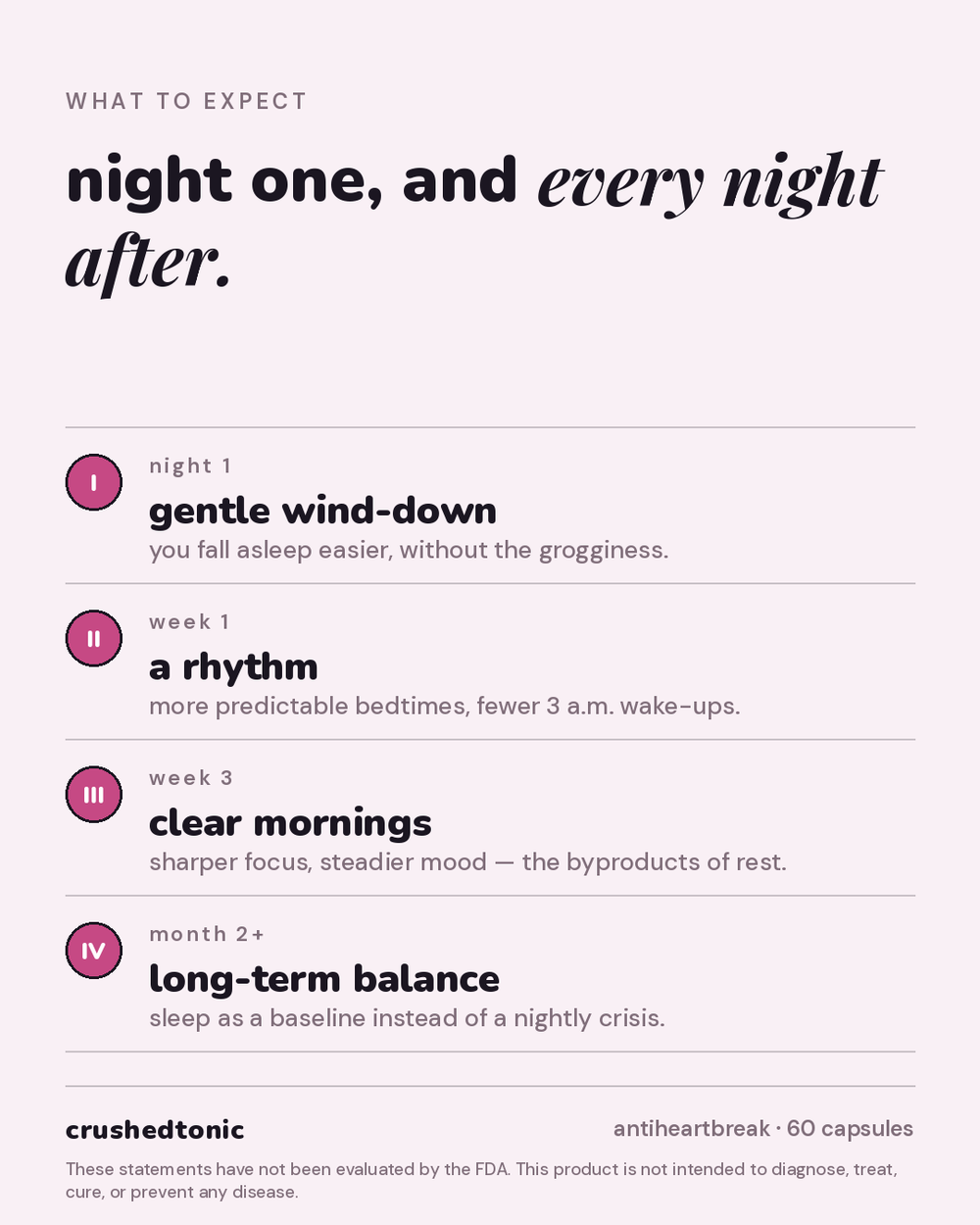 Beauty Sleep Capsules – Natural Calm & Sleep Aid – Anti-Insomnia