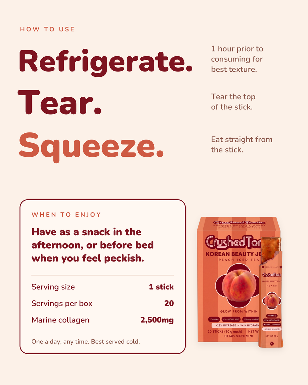 Peach Beauty Collagen Jelly