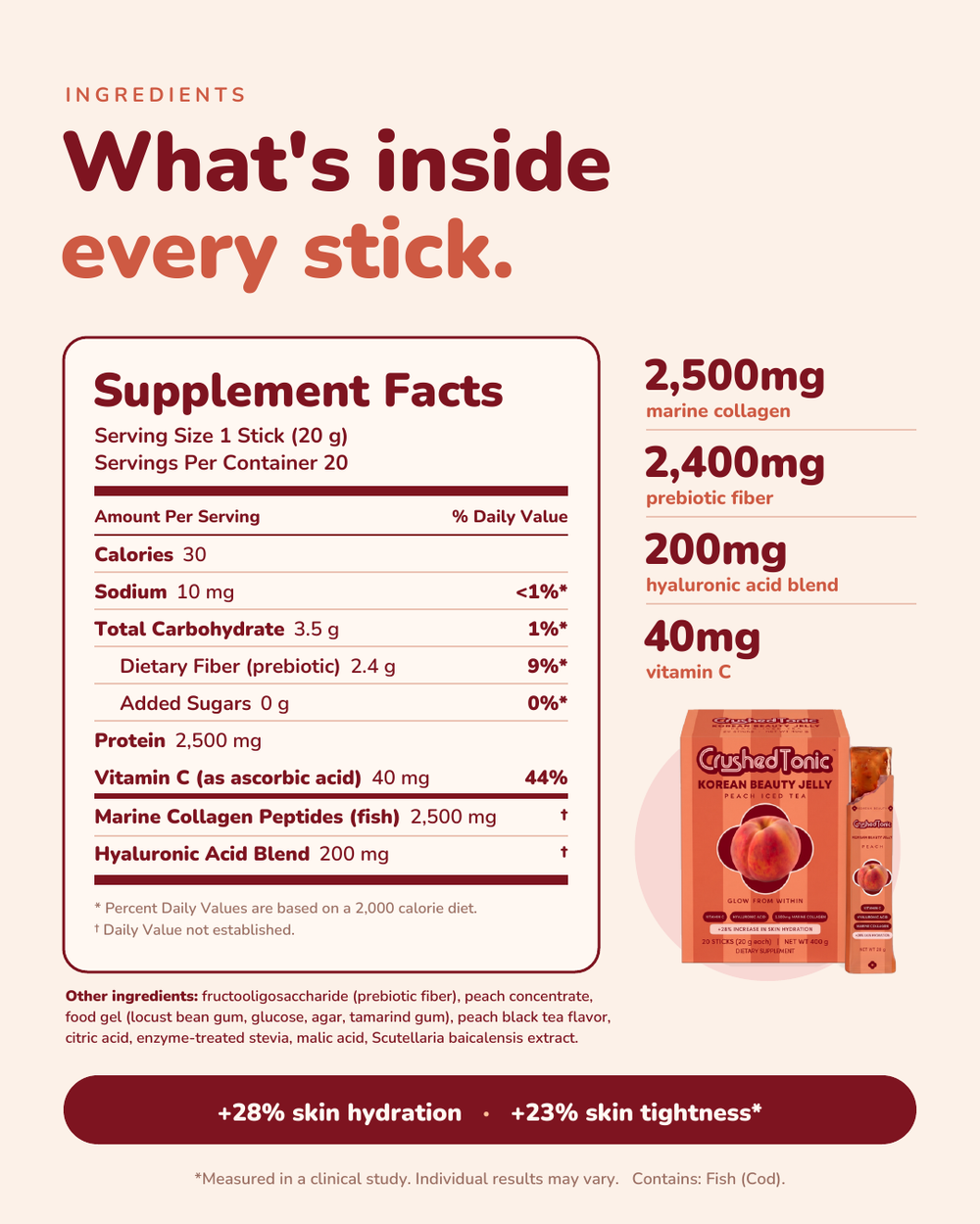 Peach Beauty Collagen Jelly