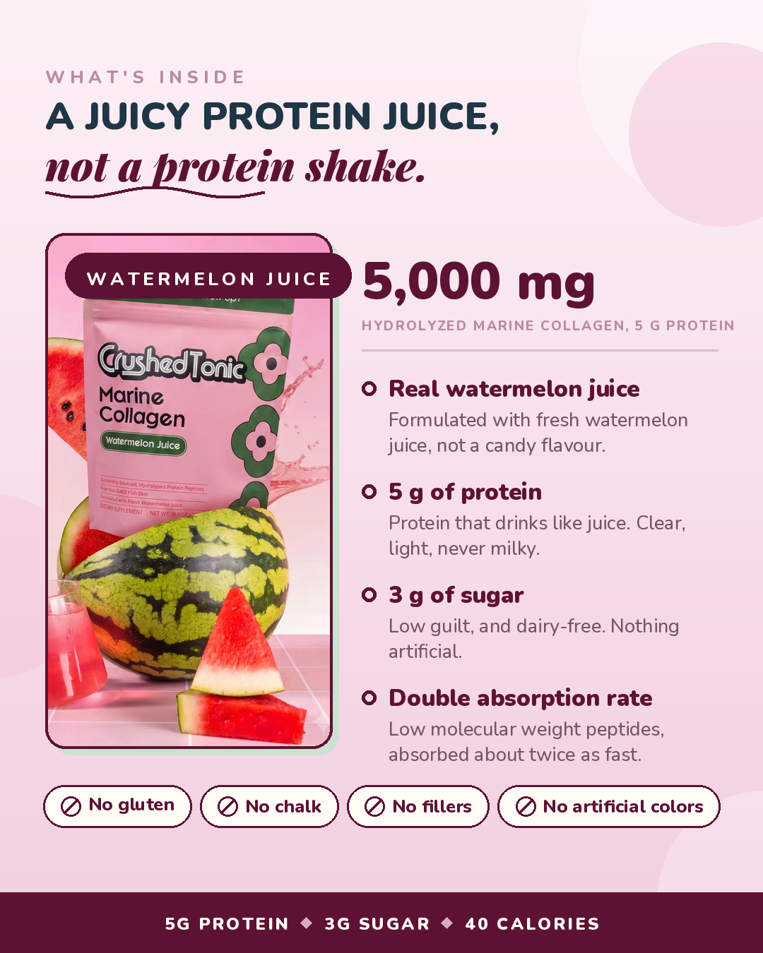 Watermelon Juice Collagen