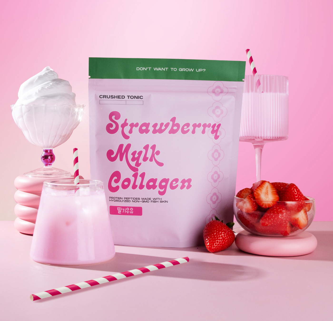 strawberry mylk pouch