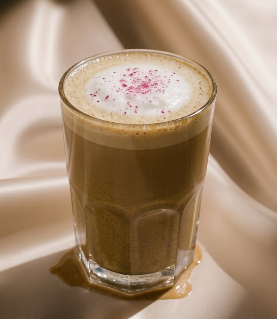 hojicha latte