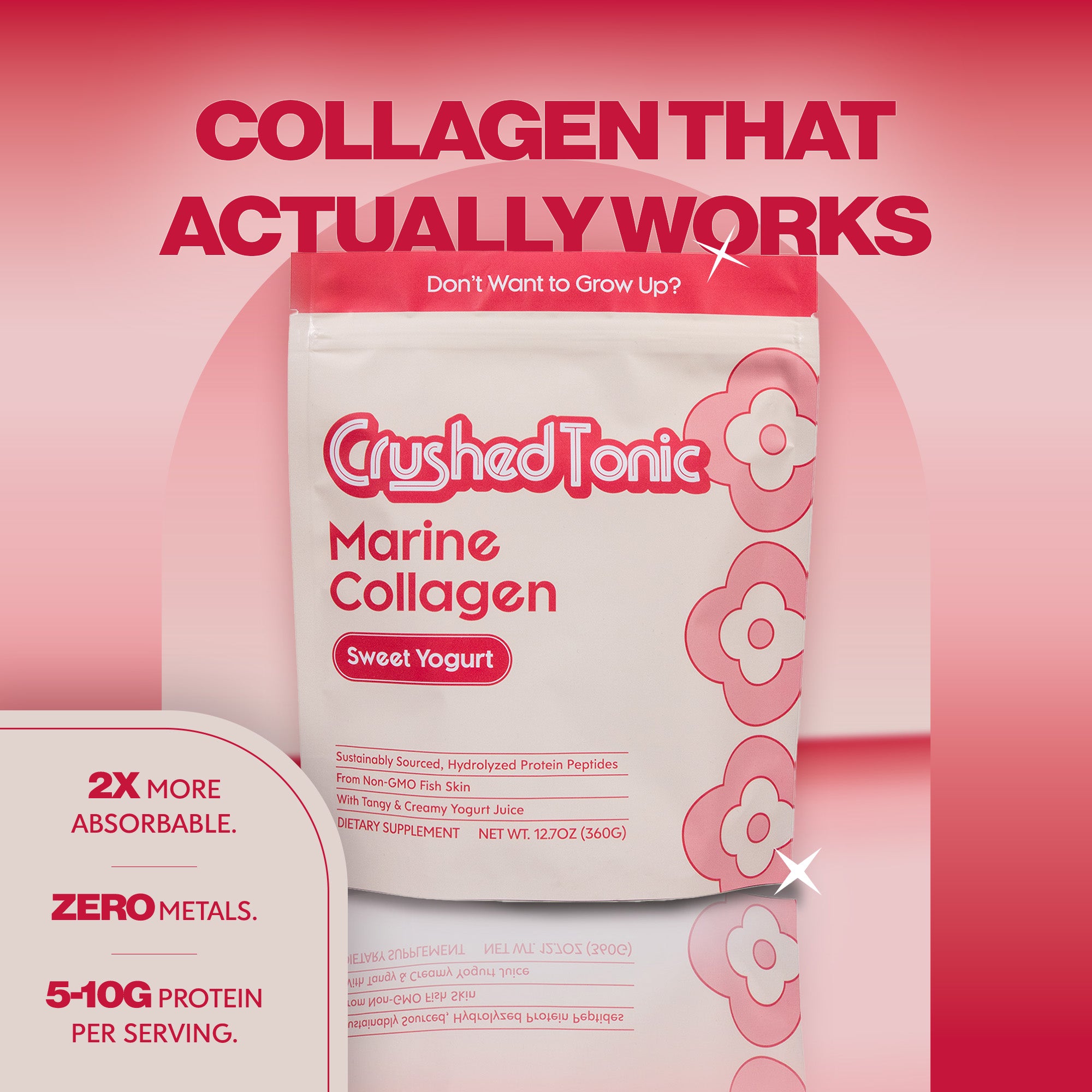 Sweet Yogurt "Yakult" Marine Collagen Sample