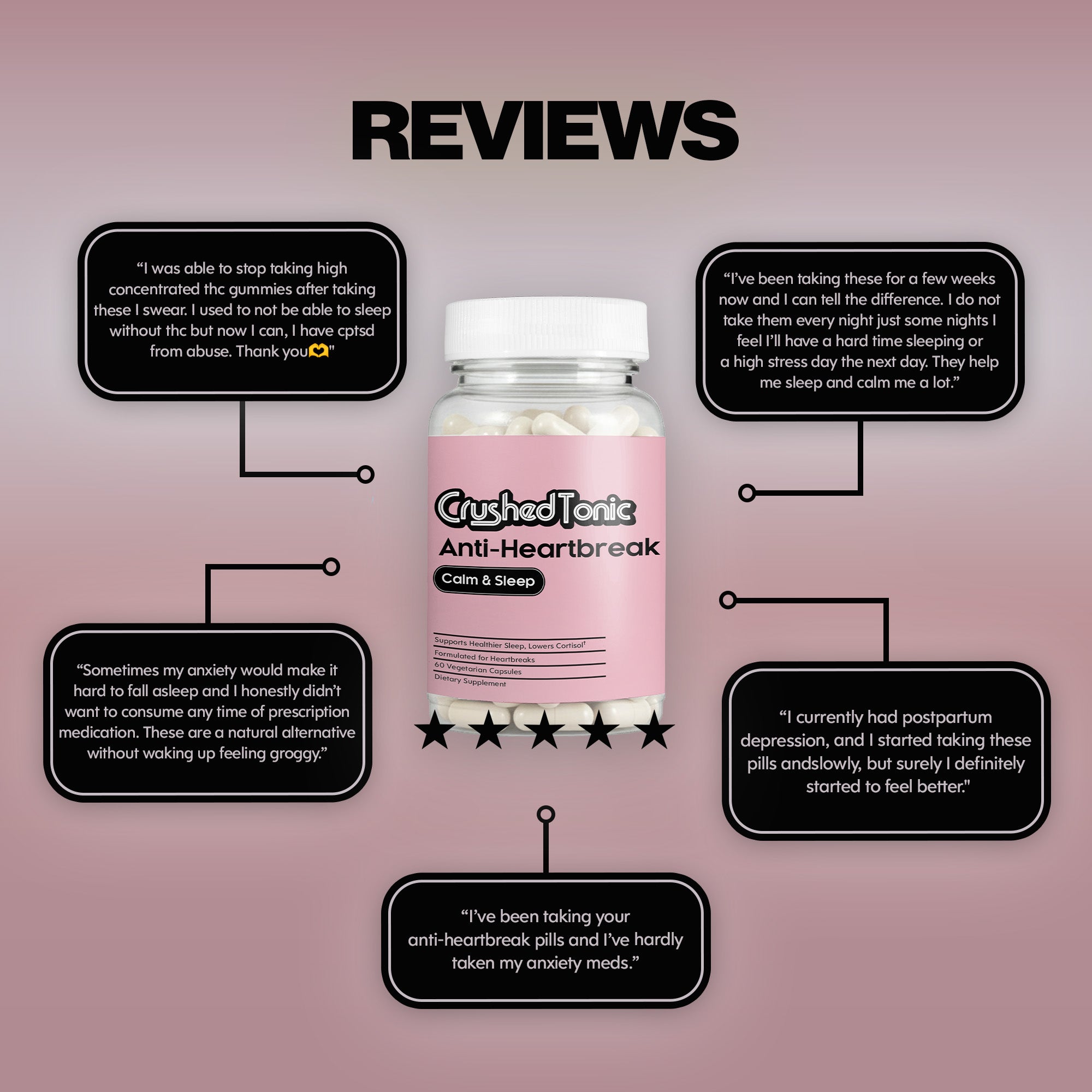 Natural Calm & Sleep Aid – Anti-Anxiety & Anti-Insomnia Capsules