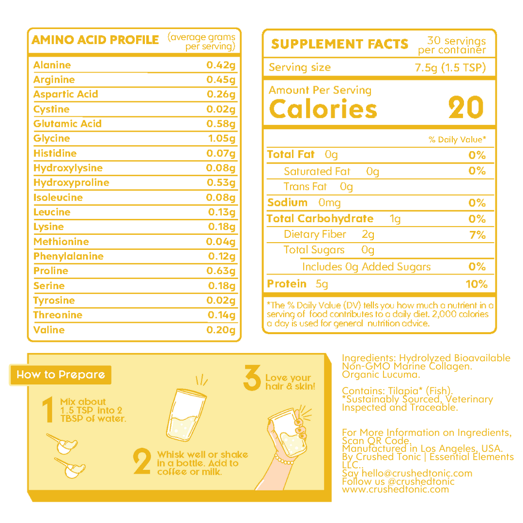 Organic Lucuma *Sweetener* Marine Collagen