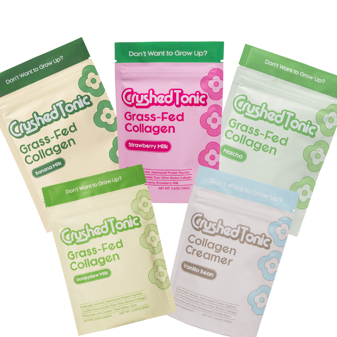 Assorted Crushed Tonic collagen pouches