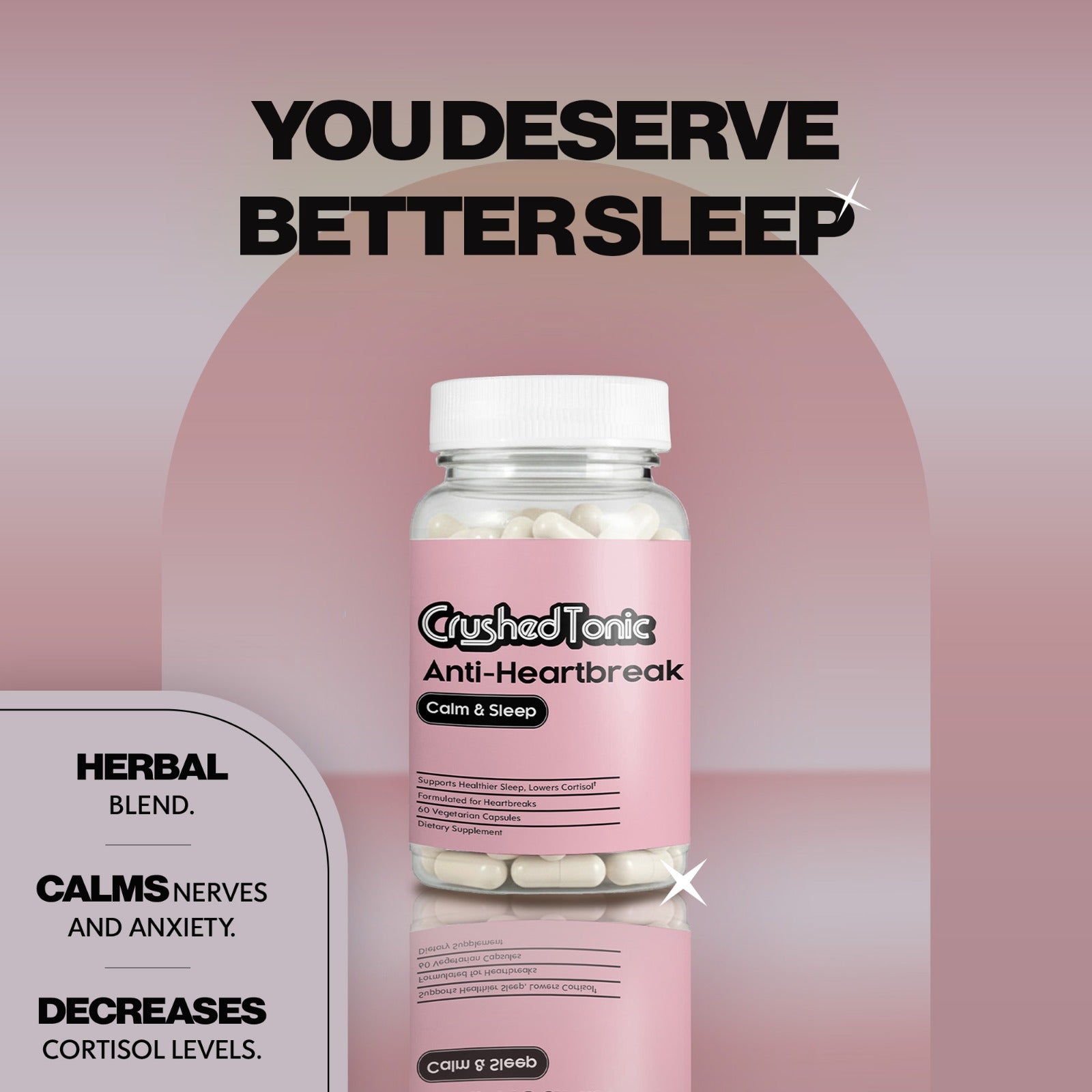 Natural Calm & Sleep Aid – Anti-Anxiety & Anti-Insomnia Capsules