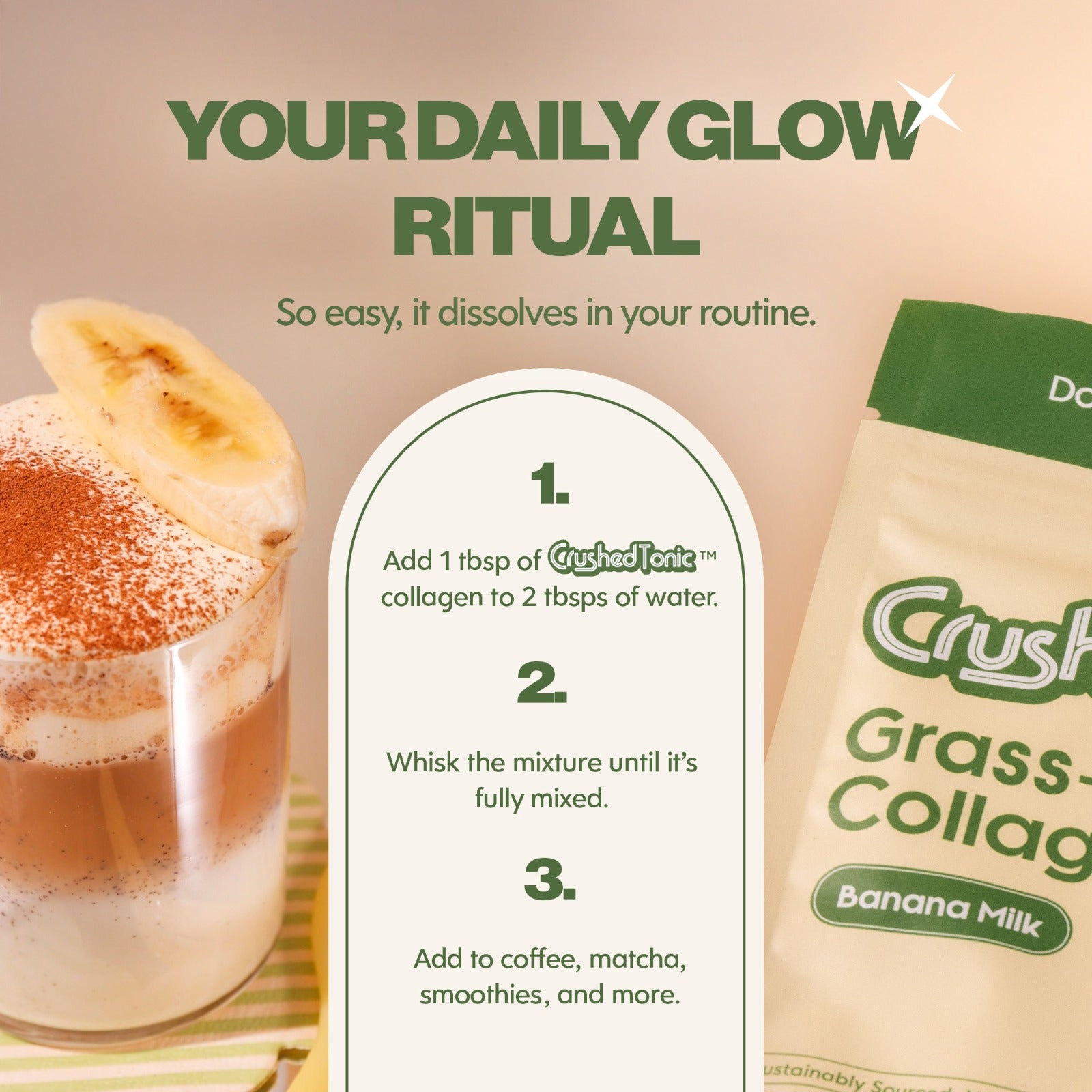 Banana Milk Collagen - 5 Servings