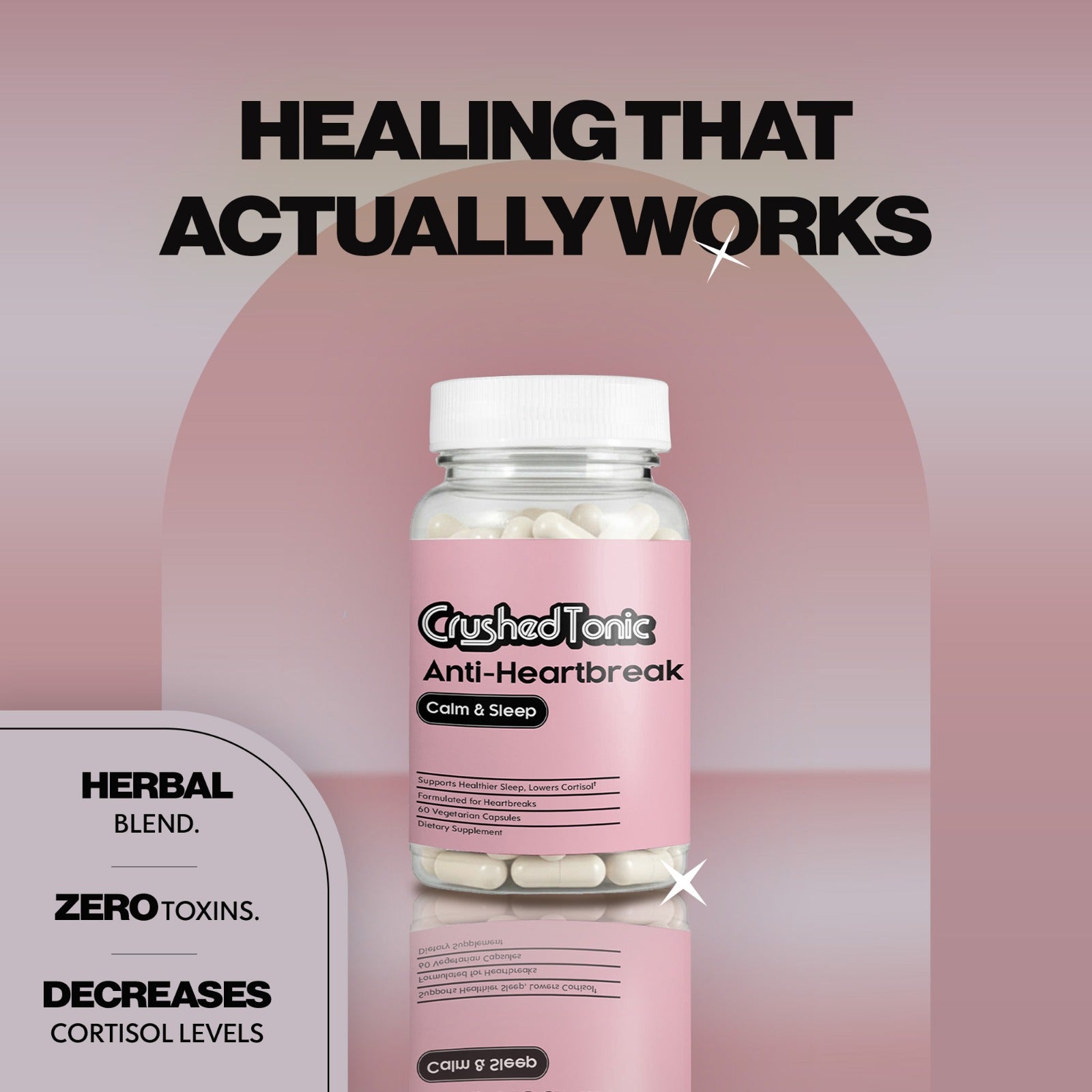 Natural Calm & Sleep Aid – Anti-Anxiety & Anti-Insomnia Capsules