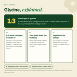Vegetarian, Sugar-Free Amino Creamer · Collagen-Boosting Glycine Milk