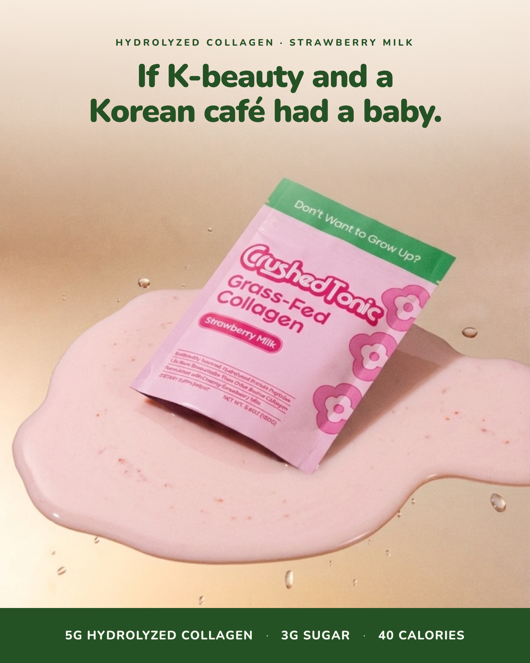 Strawberry Milk Collagen