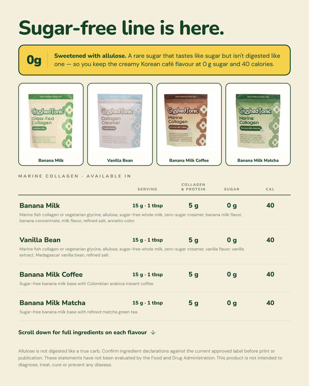 Vanilla Bean Collagen Creamer